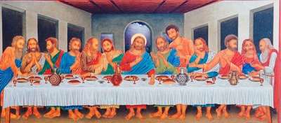 My Painting
Last Supper 
 #tatvamasimurals