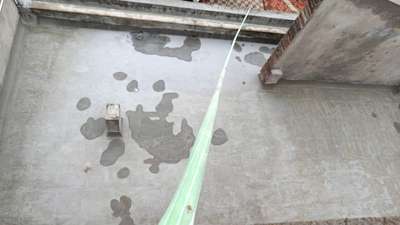 terrace waterproof and water tank compete work
