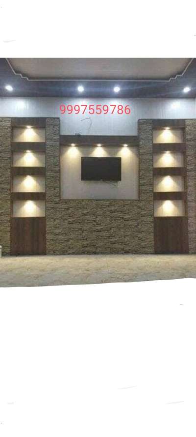 how to make💯 pvc woll paneling with tv unit design💯📺