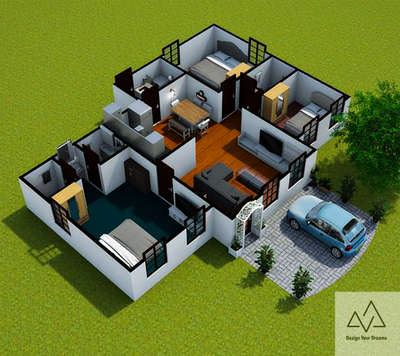 3D Floor Plan Model