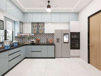 kitchen area design ♥️#kitchen #ClosedKitchen  #OpenKitchnen  #artificialgrass  #InteriorDesigner