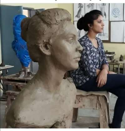 #potrait#livepotaritmaking#order for potraitmaking# fibre glass# bronze#