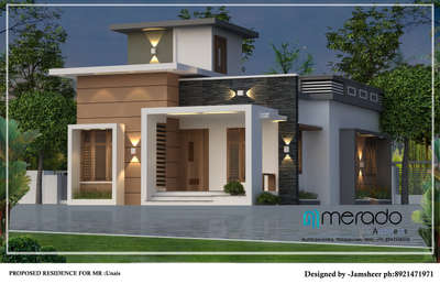 Proposed Residence @Malappuram 
980 sqft 


#SmallHouse #Small #small_homeplans #smallhome #4centPlot #ContemporaryDesigns #architact #merado #kola #malappuram_freekerzz