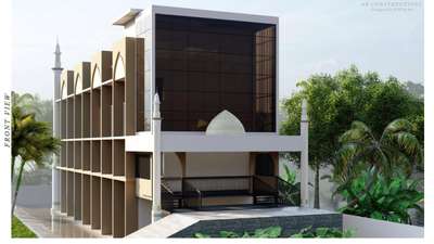 Proposed Madrassa 7560sqft/-  #3d  #FloorPlans  #permitdrawings  #HouseDesigns  #HouseConstruction  #3delevations