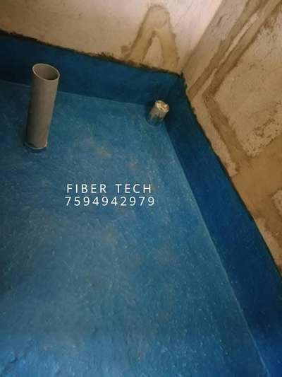 Fiberglass waterproofing.. #bathroomwaterproofing .
 #swimmingpoolwaterproofing .
 #waterfountains
