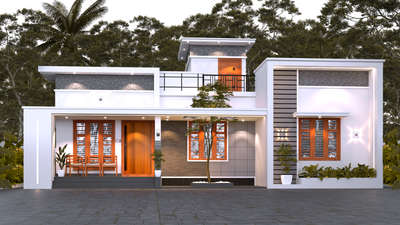 #homeart designers & developers 
2 BHK House in manakala adoor@pathanamthitta, Kerala