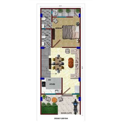 15 x 45 view plan #