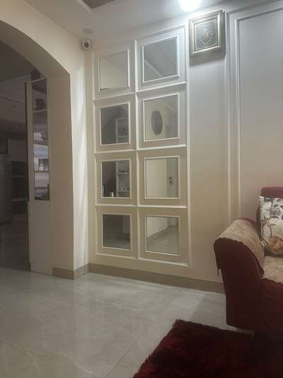 Wall feature with glass moulding  #wall  #moulding  #wallmoulding  #mouldings