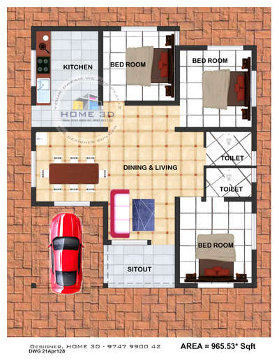 1000sqft തായെ 3ബെഡ്‌റൂമോടു കൂടി തയ്യാർ ആക്കിയ പ്ലാൻ കൂടുതൽ വിവരങ്ങൾക്കും 3D elevation, നും whatsapp ചെയ്യുക. +91*9747*9900*42 

  #FloorPlans  #spacemanagment  #HouseDesigns  #ElevationHome  #decorative