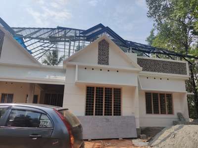 Fabrication for ceramic roofing at Kuruppumthara