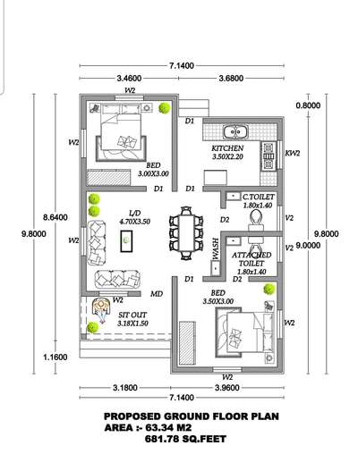 best budjet house plan #planing #budget #2BHKHouse #LivingroomDesigns #newsite #new #ModernBedMaking