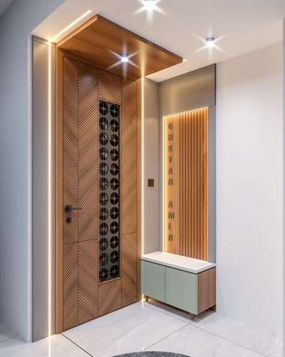 Main door interior work