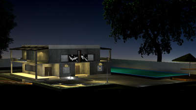 #3dvisualisation #nightsky #Autodesk3dsmax #exteriordesing