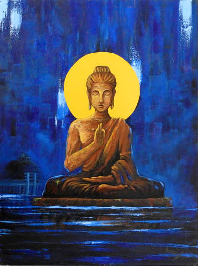 buddha
#buddhaart #buddha #Acrylic #AcrylicPainting #InteriorDesigner #intreior #interiorpainting #decorative