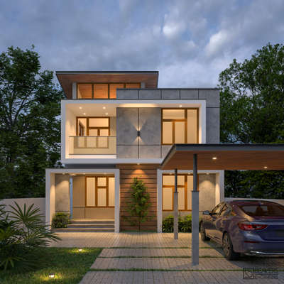 #3drendering #ContemporaryHouse #modernhouses