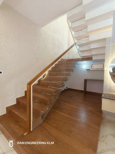 #wood and glass rails  #ss304