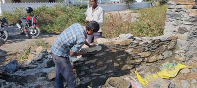 boundary wall बाउंड्री वॉल.