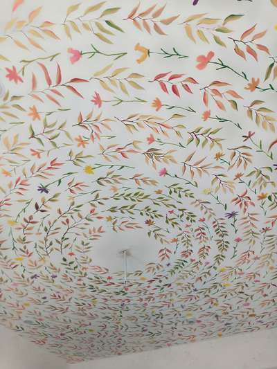 celing art  


 #LivingRoomCeilingDesign  #paintingservices  #flowerdesigns