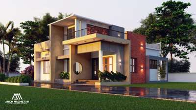 Contemporary Style House✨
Client: Muhammed 
Build up area: 1000 sqft