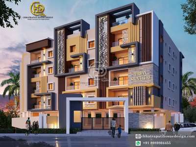 🏙️ Experience Cutting-Edge 3D Ultra-Modern Elevation Design – Commercial Apartment in Bhubaneshwar! ✨

At Chhatrapati House Design, we are redefining modern architecture with our latest 3D Ultra-Modern Elevation Design for a stunning Ground + 4 Floor Commercial Apartment spread over 20,000 sqft in Bhubaneshwar. Our 3D design offers a hyper-realistic visualization that showcases every detail of the building’s exterior, allowing you to see the project come to life before construction even starts!

🔹 Project Details:

6 Flats on Each Floor:
2 sets of 3 BHK
2 sets of 2 BHK
2 sets of 1 BHK
4 Elevators for smooth access

2D Floor Plans designed by Vastu Experts for balance and positive energy
Complete Ventilation and High Sunlight Projection for airy, naturally lit spaces
Our 3D elevation design, paired with 2D Vastu-compliant floor plans, ensures your project is both visually stunning and functionally optimized. 
#houseplanning #homeexterior #exteriordesign #architecture #indorehouse