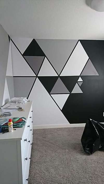 Wall Design Home Painting By Pawan Contractor