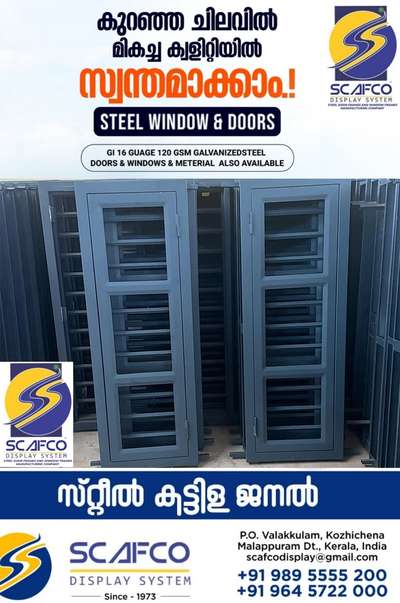 Scafco Steel Door Frame And Window Frames manufacturer 9895555200