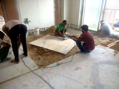 Italian marble flooring in sec 65 gurugram