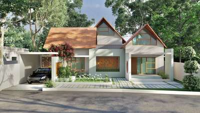 Site #Alappuzha 
Area : 1600sqft
 #KeralaStyleHouse #Alappuzha  #architecturedesigns  #architact