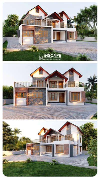 Exterior Elevation #3d 
💠നിങ്ങളുടെ സ്വപ്ന ഭവനങ്ങളുടെ  3D view, പ്ലാൻ ഏറ്റവും കുറഞ്ഞ നിരക്കിൽ നിങ്ങൾ ഇഷ്ടപ്പെടുന്ന രീതിയിൽ .... 
📱call / whatsApp : Wa.me/+918589811936
.
.

 🏬🏫 iNSCAPE ENGINEERS & ARCHITECTS
.
.
#3DPlans #exteriordesigns #exteriors #ElevationHome #KeralaStyleHouse #3Dexterior #3design #3ddesigns