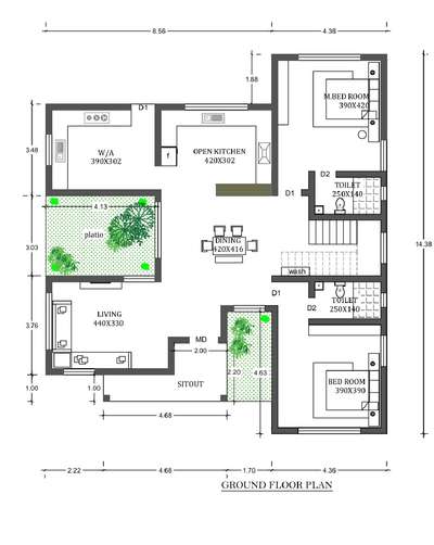 3BHK House - 2161sqft


Ground Floor - Sitout, Living ,  Family living, Dining, Open kitchen, 2 Bedroom With Attached Bathroom , Work area,  Courtyard 

First Floor - Living Room,  1Bedroom With Attached Bathroom


ᴀʀᴄʜɪᴛᴇᴄᴛᴜʀᴇ | ᴄᴏɴꜱᴛʀᴜᴄᴛɪᴏɴ | ɪɴᴛᴇʀɪᴏʀ ᴅᴇꜱɪɢɴ | 
.
.
#keralahomes #kerala #architecture #keralahomedesign #interiordesign #homedecor #home #homesweethome #interior #keralaarchitecture #interiordesigner #homedesign #keralahomeplanners #homedesignideas #homedecoration #keralainteriordesign #homes #architect #archdaily #ddesign #homestyling #traditional #keralahome #freekeralahomeplans #homeplans #keralahouse #exteriordesign #NorthFacingPlan   #Northfacing  #architecturedesign  #aleenaarchitectsandengineers