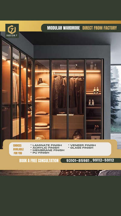 Premium  & Classic Wardrobe by Decor7. Book a free consultation.

#modularwardrobe
#wardrobemanufacturer 
#wardrobe 
#wardrobedesignideas 
#wardrobecollection 
#wardrobedesignidea
#home 
#shortsfeed 
#shorts 
#shortsvideo 
#modularfurniture 
#furniture 
#furnituredesign 
#wholesalefurniture 
#furniturefromfactory 
#sofa 
#ncr
#delhincr 
#bedroomdecor 
#bedmanufacturer 
#bedwholesalemarket 
#wardrobemanufacturer
#homedesign 
#homedesigning 
#livingroomdesignideas 
#kidsroomdecor 
#homedesignideas 
#homedesignidea 
#decor7 
#decor 7 delhi
#interiordesign 
#interiordesigner 
#interiordecorators 
#shorts 
#shortsvideo 
#shortsfeed
#modrenwardrobe
#kitchendecor 
#interiordecorater 
#homedecor 
#wardrobecabinetdesigns
#Bedroominteriordesign 
#bedroominspiration
#bedroomdecor 
#bedroomdesign 
#bedroomideas 
#bedroominterior 
#bedroom 
#bedroomlighting 
#livingspace 
#diy 
#diydecor 
#decor 
#design 
#designer 
#interior 
#interiorinspiration
#interior #interiordesign