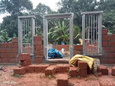 construction work in stone katla and stone window