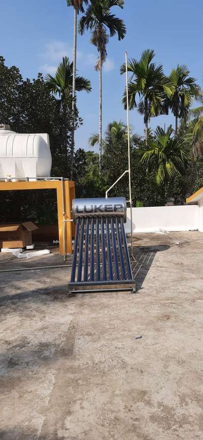 #solar വാട്ടർ heater  100ltr Luker