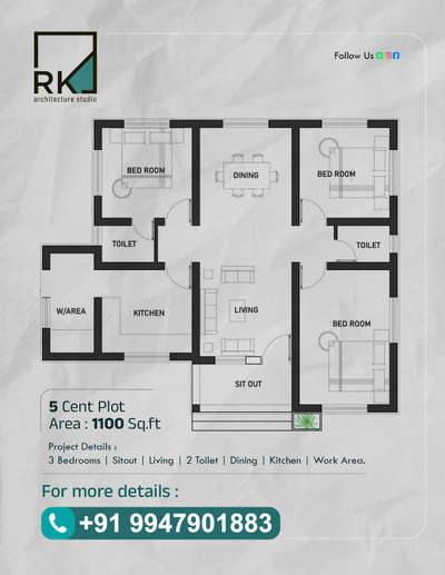 5 സെന്റിൽ ചെയ്യാൻ പറ്റുന്ന 3 ബെഡ്‌റൂം പ്ലാൻ.
 #3BHKHouse  #KeralaStyleHouse  #keralaplanners  #keralahomeplans  #architecturedesigns  #SmallHomePlans