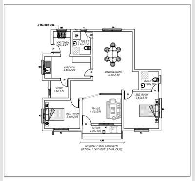 #1000SqftHouse  
2 bedroom & 2 bathroom