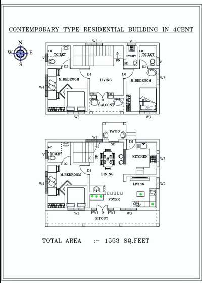 #contemporaryhousedeisgn #4centPlot #HouseDesigns #simple #3BHKPlans