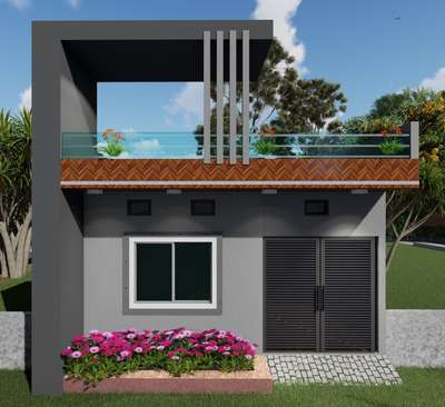 front elevation  #ElevationHome  #HouseDesigns  #frount  #intrior_design  #extrior_design  #ujjainsaid