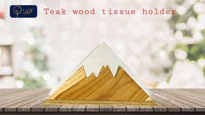 teak wood tissue holder #tissueholder  #homeaccessories