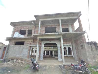 House Exterior 
#HouseDesigns #exterior_Work #Brickwork #HouseConstruction #constructionsite #construction #houseelevation #design