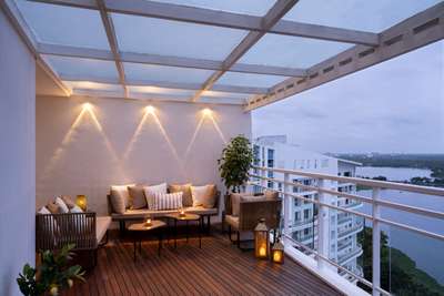 K House
Client: Mr. Thomas Jacob & Mrs. Anna Thomas
 #BalconyGarden #terracelighting