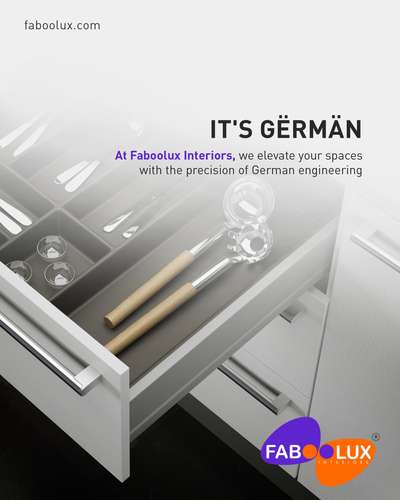 At Faboolux Interiors, we bring the timeless craftsmanship of German engineering to your spaces. With meticulous attention to detail, we design and create interiors that seamlessly combine functionality and aesthetics. From modular solutions to custom finishes, every element is crafted to elevate your living or working environment. Experience the precision and innovation that only German engineering can offer, all while making your space truly yours.

#FabooluxInteriors #GermanEngineering #InteriorDesign #FunctionalAesthetics #CustomInteriors #ModularSolutions #PrecisionDesign #Craftsmanship #InnovativeInteriors #TimelessDesign