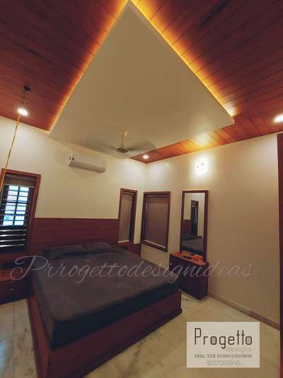 #architecturedesigns #Architectural&Interior #Architect #architecturekerala #kerala_architecture #interiordesignkerala #interiorpainting #sitediaries #BedroomCeilingDesign #bedroominteriors #InteriorDesigner@progettodesigns...