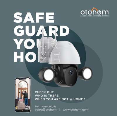 Safeguard your home and keep an eye on who's there even when you're away. Discover peace of mind with Otohom home security solutions. #HomeSafety #SmartSecurity #Otohom #homeautomation