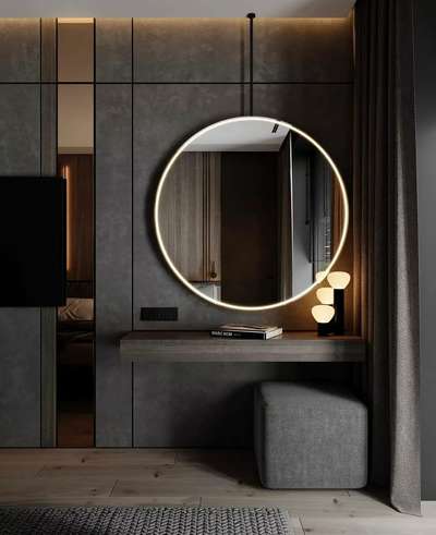 L E D Wall mirror #HomeDecor  #Architectural&Interior  #LUXURY_INTERIOR