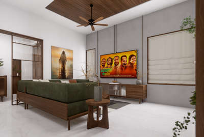 Interior Design for Mr.Eldose 
 #LivingroomDesigns 
#LivingRoomTV 
#LivingRoomCeilingDesign 
#livingpartition