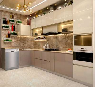 #KitchenIdeas  #KitchenCabinet  #ClosedKitchen  #WoodenKitchen  #LargeKitchen  #LShapeKitchen  #ModularKitchen