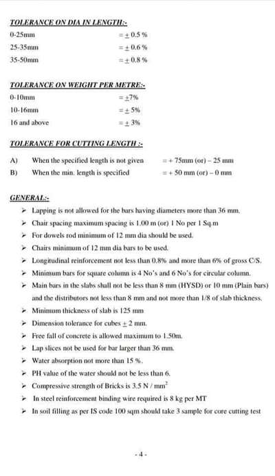 Quantity Surveying. Important info