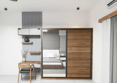 bedroom
wardrobe view 
 #BedroomDecor  #4DoorWardrobe  #SlidingDoorWardrobe