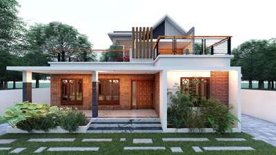 4bhk house in contemporary design
client Mrs. GAYATHRI @ Kanyakumari