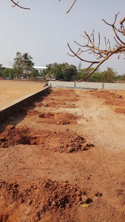 Earth work Madayi College Bike Parking.